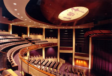 A grand, tiered theater.